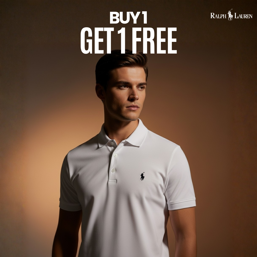 Ralph Lauren Polo Shirt Mesh  - [Buy 1 & Get 1 Free]